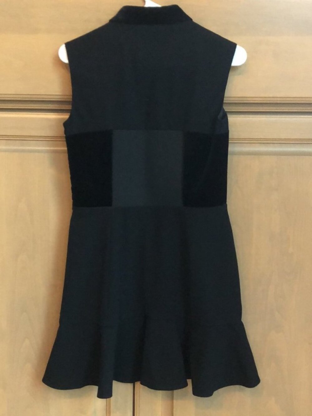 New RED Valentino high neck cutout corset velvet bodice fit and flare minidress - Picture 12 of 16
